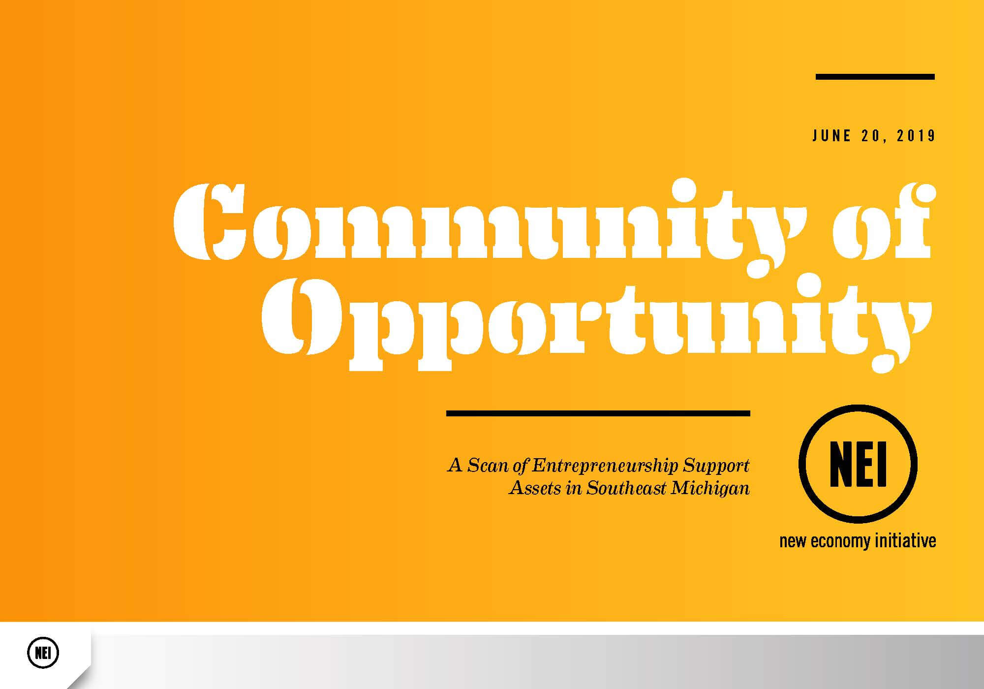 community of opportunity