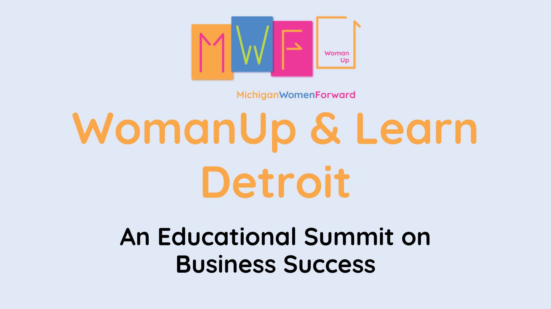 womanup & learn detroit
